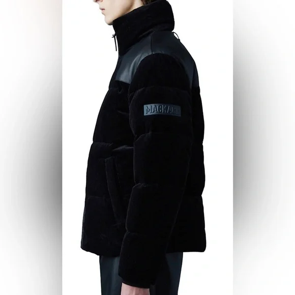 Mackage Mens Rocco Corduroy Down Jacket Sz 44/L - Picture 3 of 10